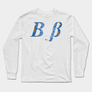 Beta Greek Alphabet Long Sleeve T-Shirt